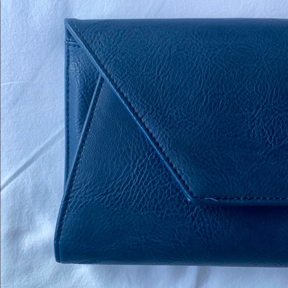 Navy Envelope Clutch - Picture 2 of 9